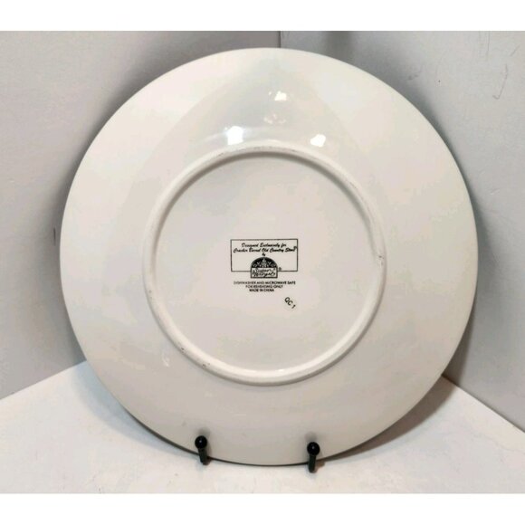 Susan Winget Rooster And Sunflower Yellow Rim 10.5"  Dinner Plates Set of 2 - Picture 2 of 7